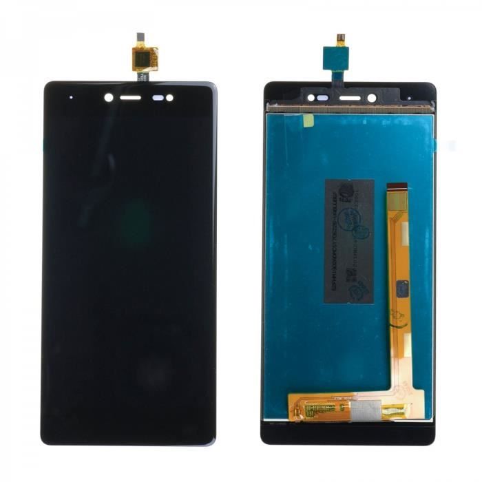 Ecran Complet LCD + Tactile pour WIKO FEVER 4G Noir.