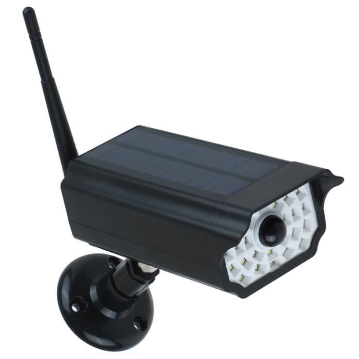 1pcs fausses caméras de simulation à énergie solaire LED pour jardin intérieur SURVEILLANCE CAMERA KIT - VIDEOSURVEILLANCE PACK