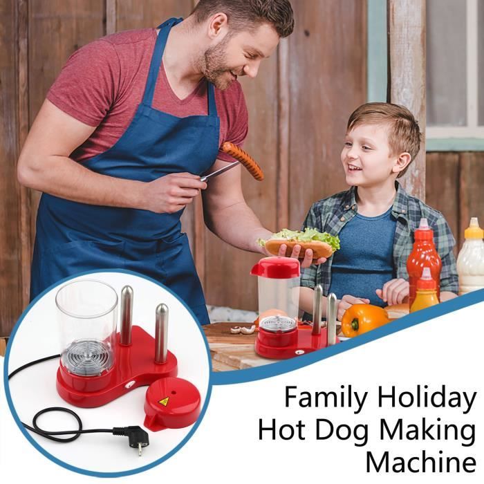 Mini machine essentielle à la mode de hot-dog de partie rapide et efficace à la maison - MM 808