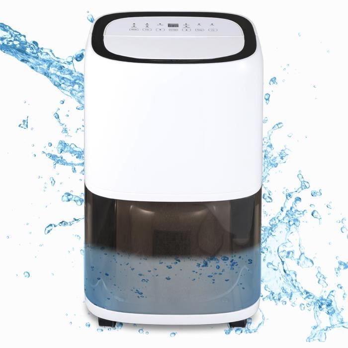 Hengda déshumidificateur jusqu'à 26 L / jour déshumidificateur taille de la pièce jusqu'à 20 ~ 30 m² déshumidificateur à drainage