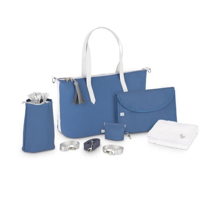 Babymoov Sac à langer Champs-Elysée, Bleu minéral