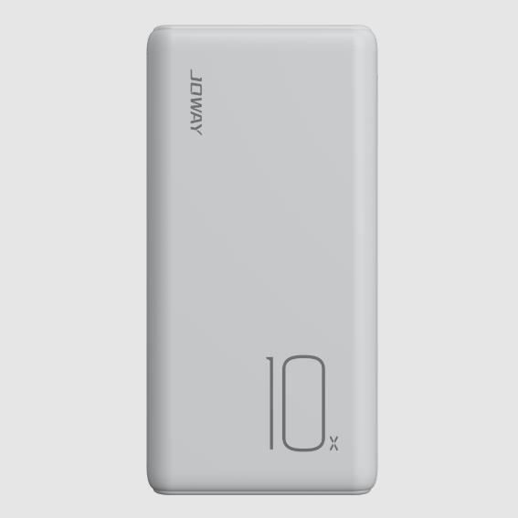 Joway meilleur batterie externe 10000Mah+2USB chargeur portable power bank blanc