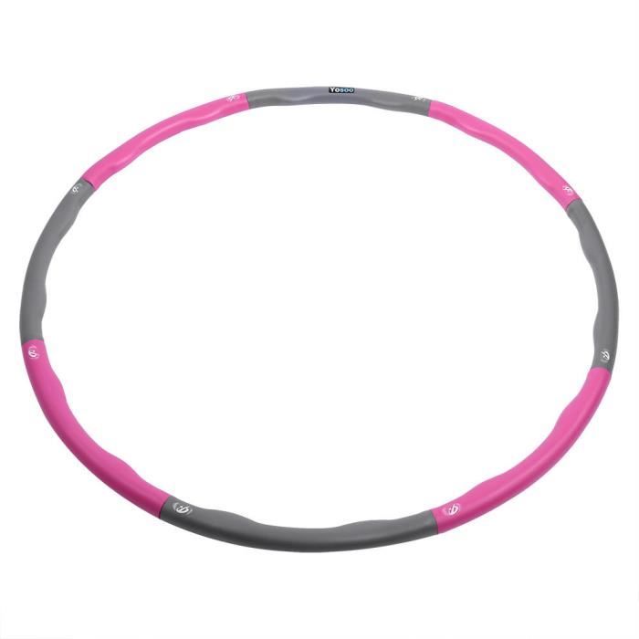 yapidgbuy® Rentable Hula Hoop pour adulte Fitness amovible éponge en mousse massage Hula - hoop amovible en mousse