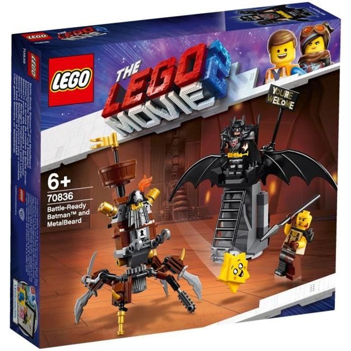 LEGO® Movie 70836 Batman™ en armure de combat et Barbe d'acier - La grande aventure LEGO 2