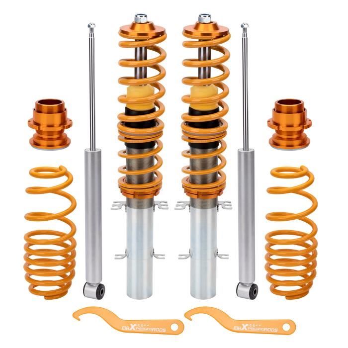 Kit de Combiné Fileté Suspension pour VW Bora Golf IV New Beetle pour Audi A3 pour Seat Leon