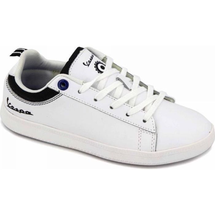 Baskets blanches cuir festival-400-1099 t36/40 Femme VESPA