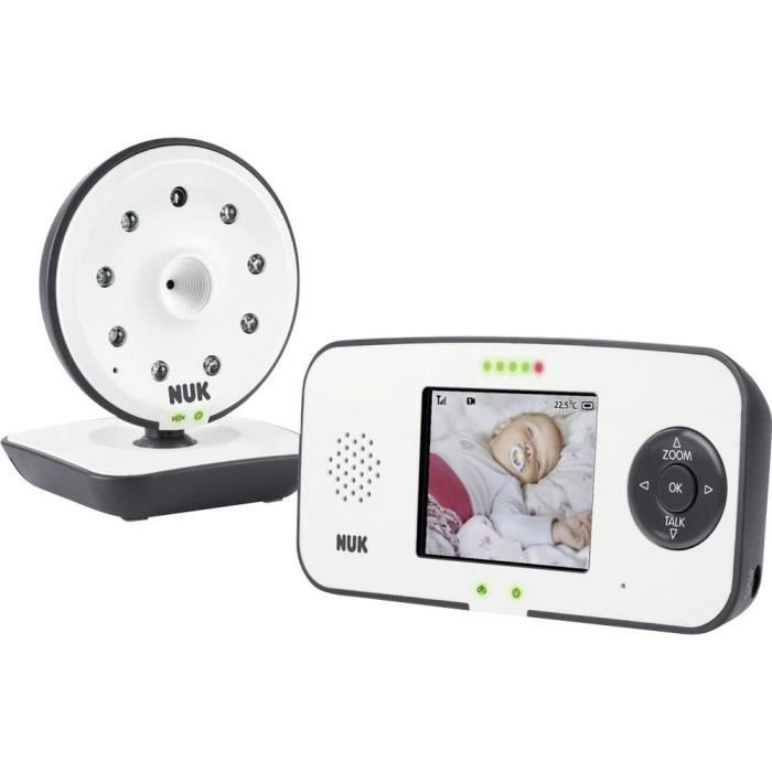 NUK Babyphone/Ecoute bébé Eco control 550VD 10.256.441