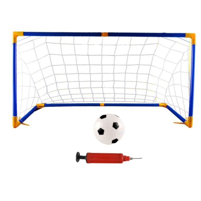 1 ensemble de porte de football d'assemblage de but de bricolage filet de de à la main pour CAGE DE FOOT - BUT DE FOOTBALL