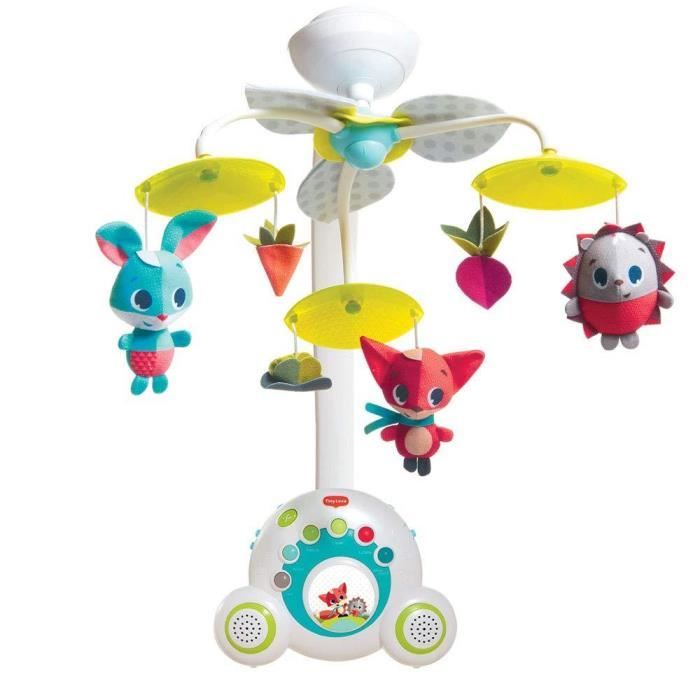 Tiny Love Mobile Musical Soothe 'n Groove, 18 Mélodies, dès la Naissance, Collection dans la Prairie