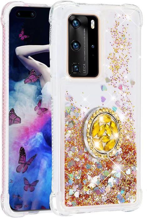 Housse Portefeuille Magnétique Pour Huawei P40 Pro / Pro Plus - Cuir PU, Poches Cartes, Fonction Stand