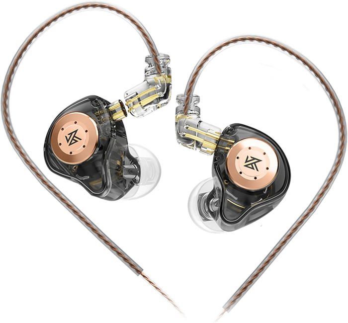Écouteurs IEM KZ in Ear Monitor Intra-Auriculaires filaires avec Double