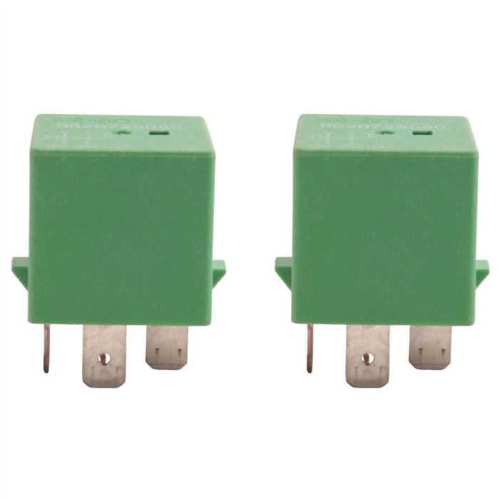 2X 12V 35A 5 Broches Refroidissement Radiateur Ventilateur Relais Vert 6547TX pour 206 207 306 307 406 407 807 PZCC