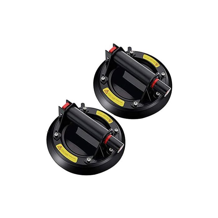 Ventouses De Levage Professionnelles - 2 Pièces, Charge 110 Kg, Pour Verre, Carrelage, Meubles