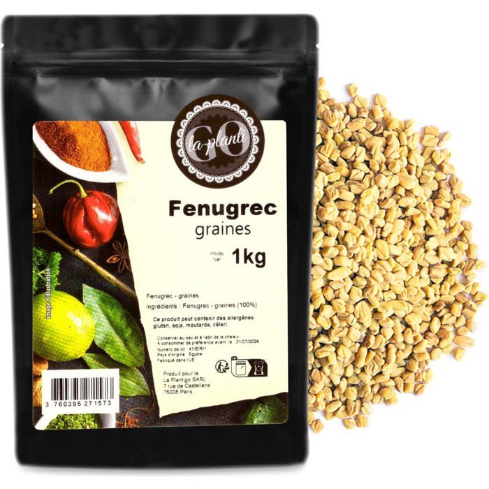 Comparer les prix de Fenugrec graines 1 kg - LA PLANTIGO