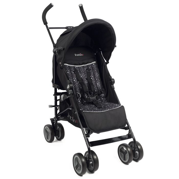 TROTTINE Poussette canne inclinable multipositions ARKANSAS NoirEtoile