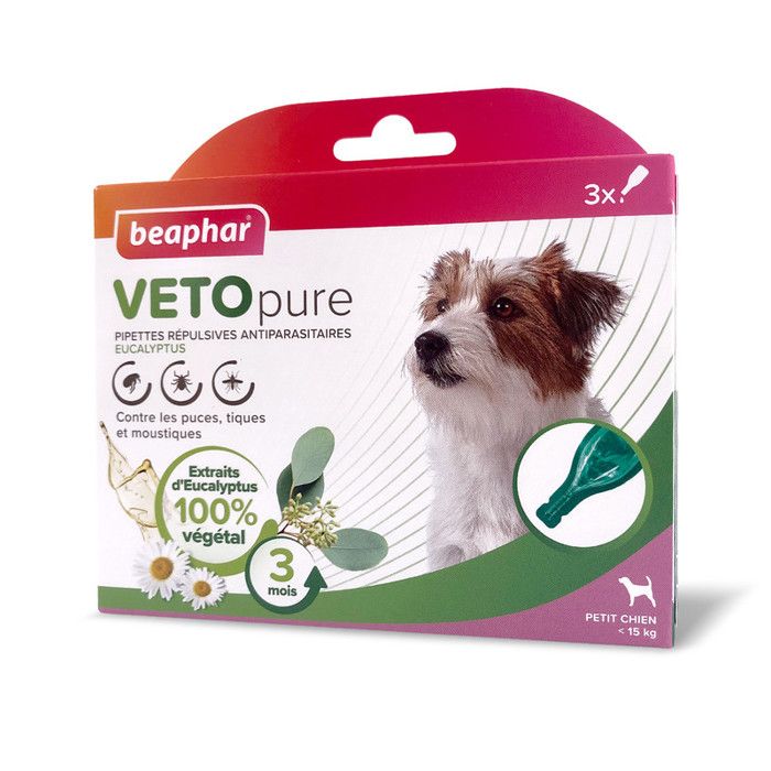 Meilleurs prix pour BEAPHAR – VETOPURE – Pipettes répulsives antiparasitaires pour petit chien (