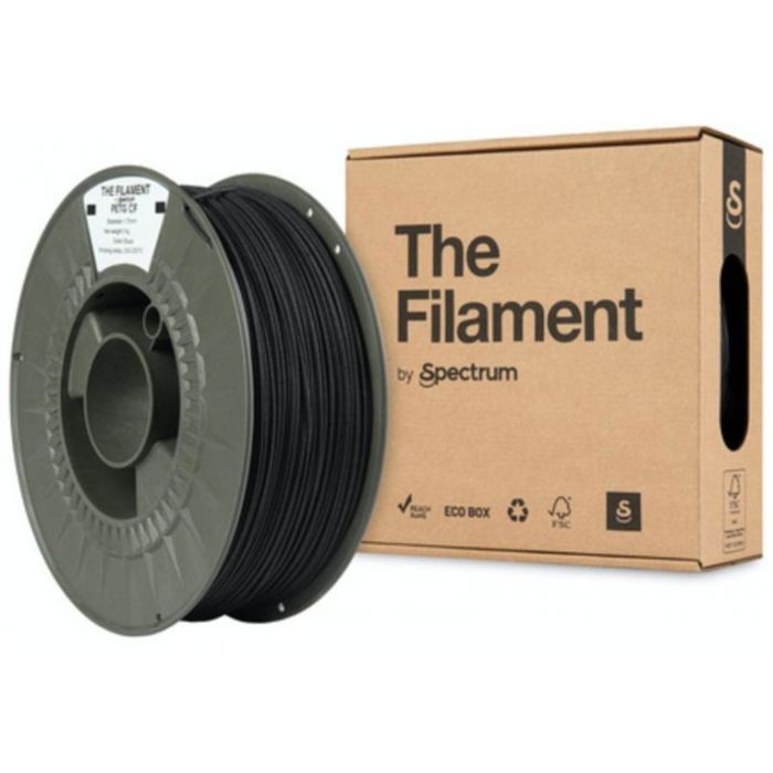 Filament 3D - SPECTRUM - TF-24108 - PETG CF - 175 mm - 1 000 g - Noir