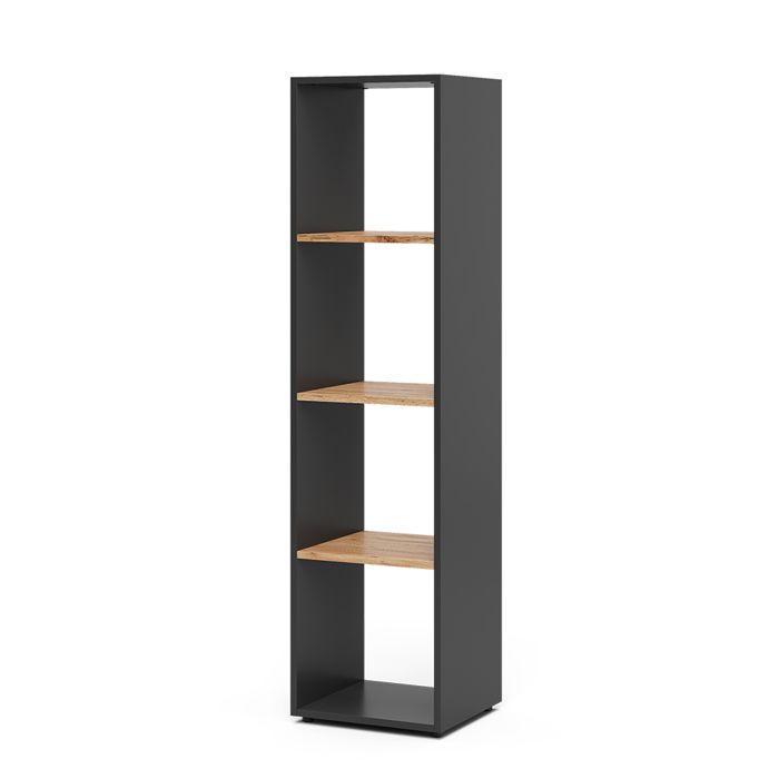 Meuble de rangement cube Ludus 36.8x144.9cm Anthracite/Chêne de force doré Vicco 56305 Meuble de rangement cube Ludus 36.8x144.9cm Anthracite/Chêne de force doré Vicco 56305