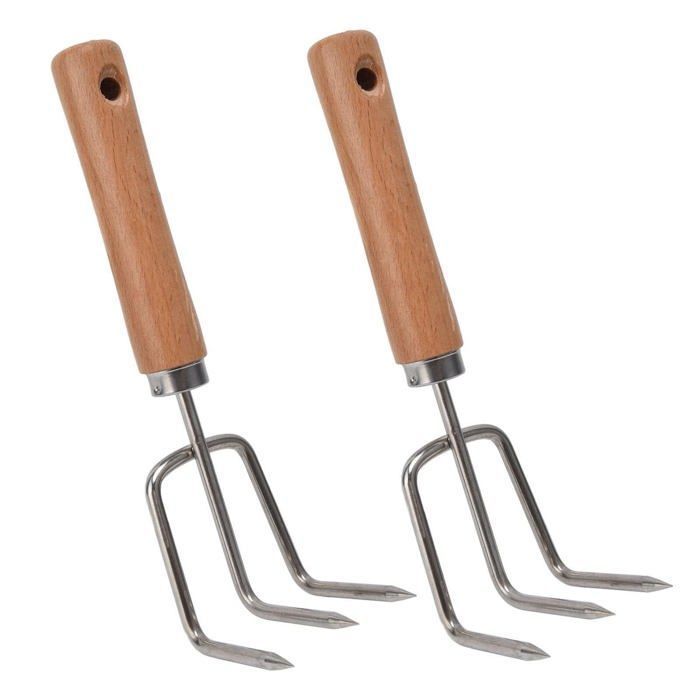 Sécateur,outil de jardin forgé à la main, en acier, à manche Long, pour creuser, désherber