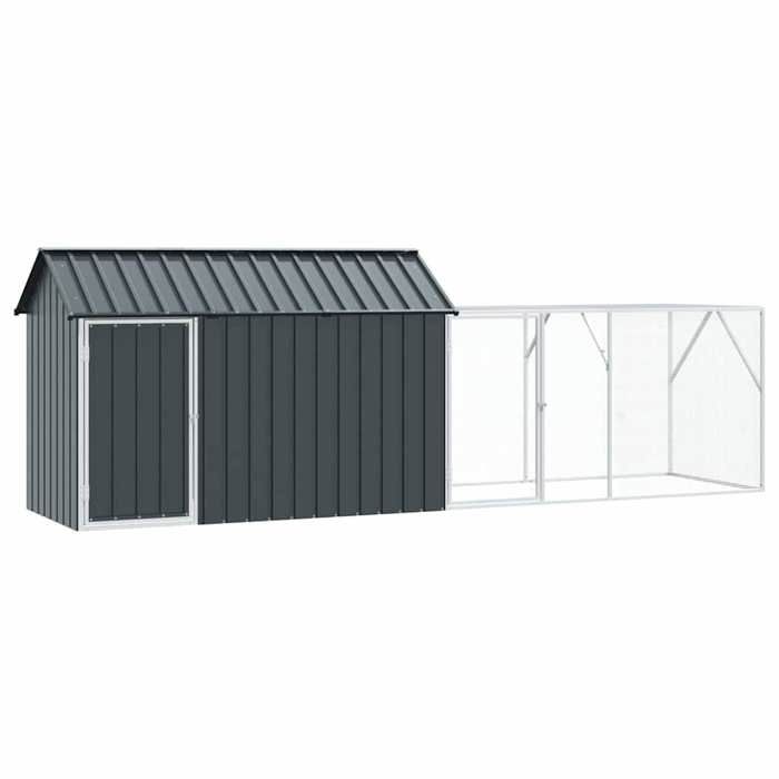 Comparer les prix de SALE dhiver Cage/Enclos pour oiseaux - UU - Grande Volière - avec stockage Anthracite 416.5 x 103 x 142 cm CC656