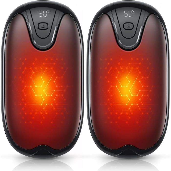 Chauffe-mains Rechargeable Magnétique – 3 Niveaux De Chaleur, Parfait Pour Le Camping Et L’hiver !