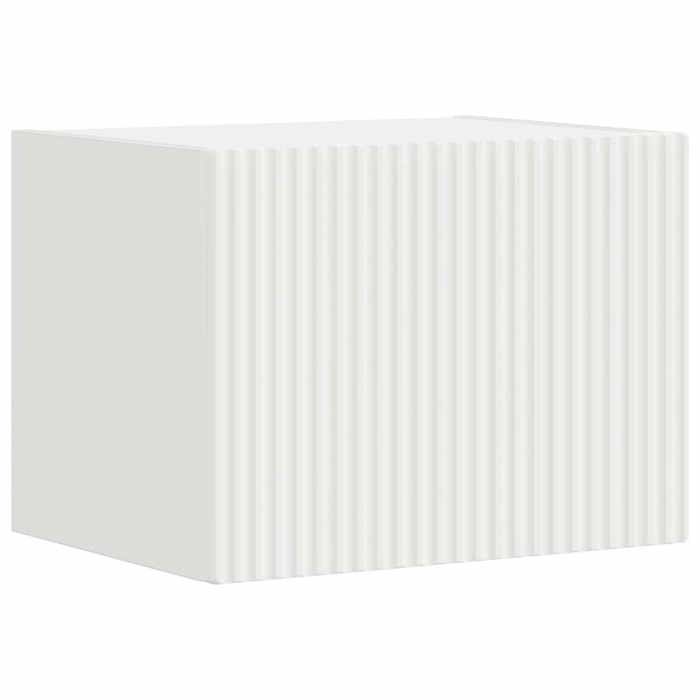 En solde Armoire TV murale - CLOUD - Meuble TV Suspendu Flottant - Blanc 60x31x29.5 cm Bois dingénierie LL2618