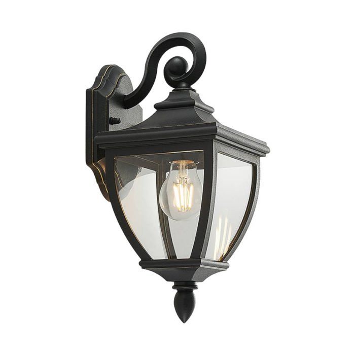 Lindby Applique Exterieur Cerys à intensité variable (Antique Classic) en Noir (1 lampe à E27) Murale Luminaire Lampe Jardin Lindby Applique Exterieur Cerys à intensité variable (Antique Classic) en Noir (1 lampe à E27) Murale Luminaire Lampe Jardin