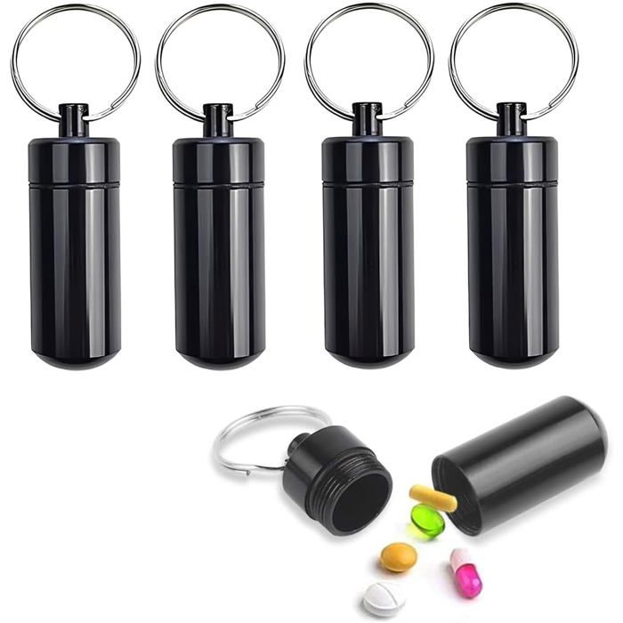 Lot de 4 médailles didentification pour chats et chiens — Médailles didentité pour animaux avec anneaux porte-clés et porte