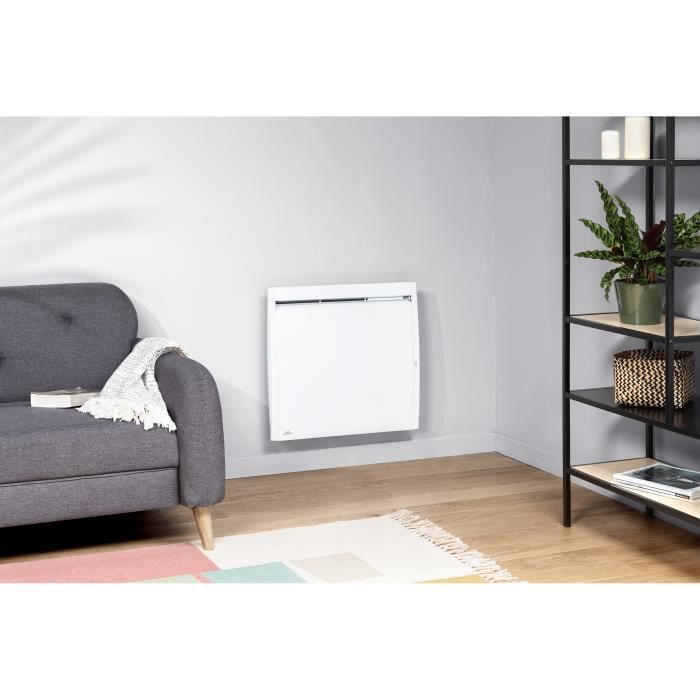 AIRELEC ALIZÉ A693683 Radiateur à Inertie Fonte - Horizontal 1000W - Coloris Blanc - Fabrication Fra