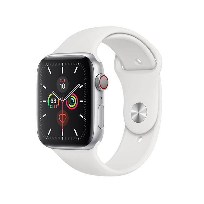 Apple Watch Series 5 44mm 4G Aluminium Argent Tres bon etat - Apple