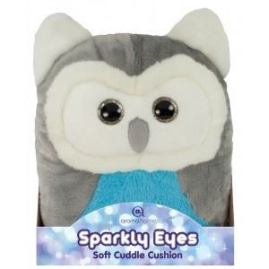 Peluche Coussin aux Yeux Brillant Hibou Aroma H… Cdiscount