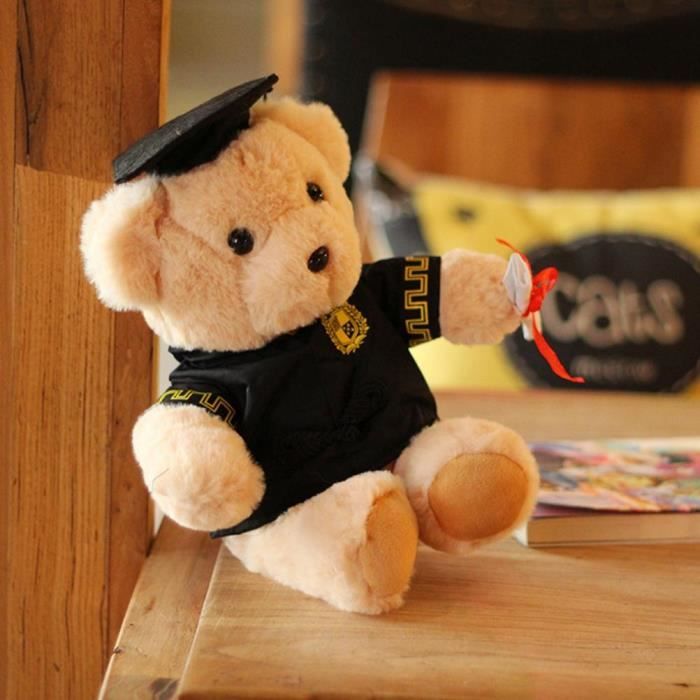 Ours en peluche de remise de diplôme | Cadeau idéal pour les étudiants
