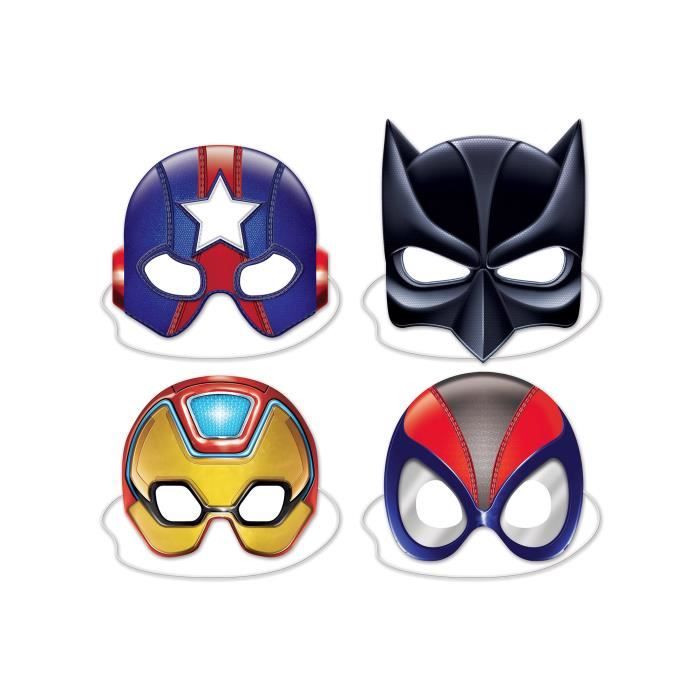 Lot de 6 Masques Super-Héros à colorier - BAKER ROSS - Loisirs créatifs  pour enfants - Cdiscount Jeux - Jouets
