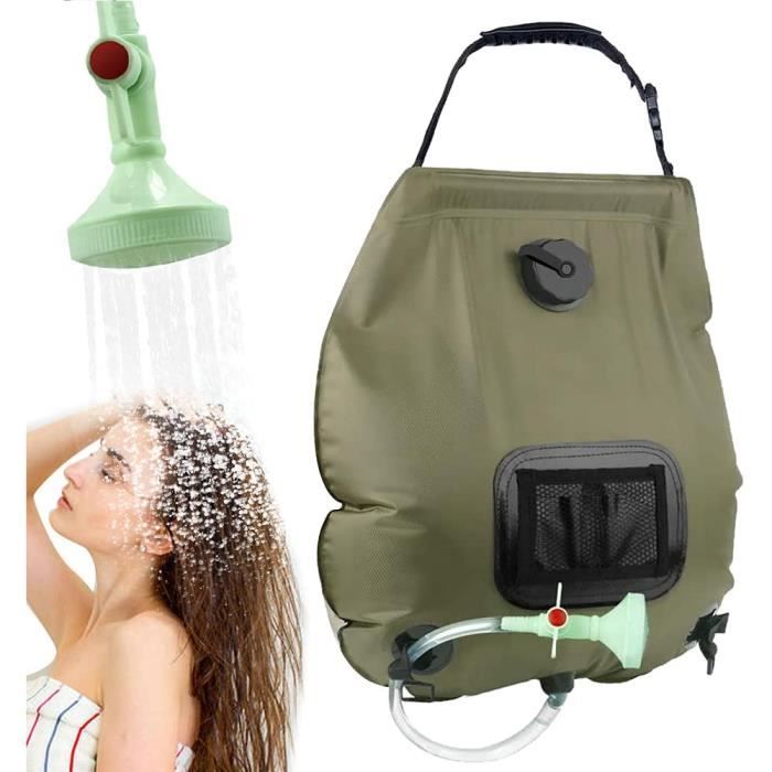DOUCHE EXTERIEURE Douche solaire d'extérieur - 20 l - Avec pommeau de