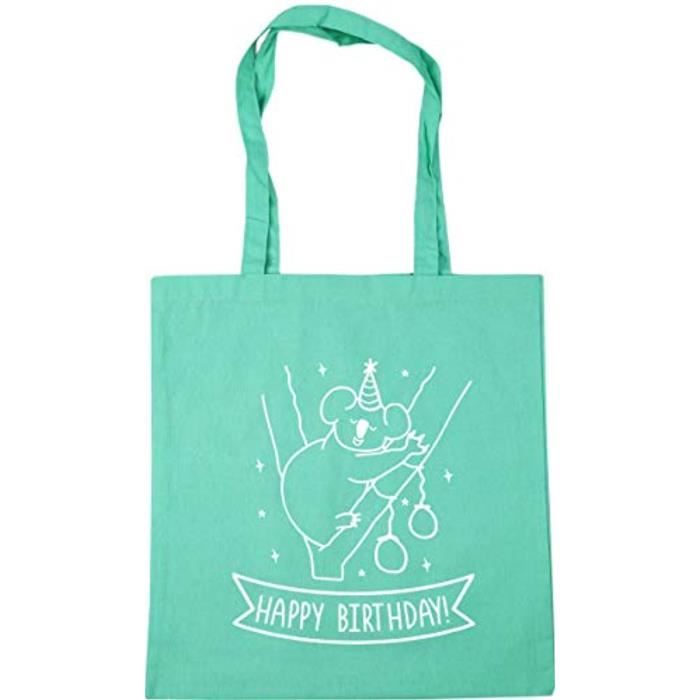 Sac De Voyage Cb3lg Joyeux Anniversaire Koala Tote Shopping Gym Plage Sac A X38cm 10 Litres Achat Vente Sac Shopping Cdiscount