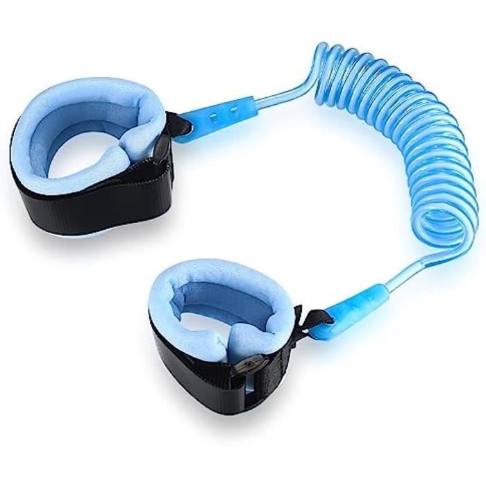Sangle de Poignet Anti-Perte - - Cordon de Sécurité Résistant pour Enfants - Laisse Èlastique et Rotative à 360°