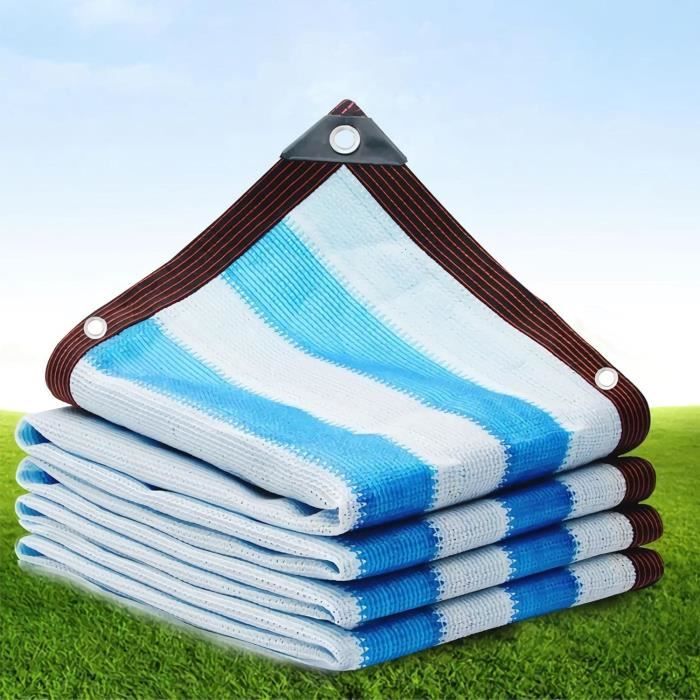 Filet D'ombrage 4x4m - Toile Respirante Pour Terrasse, Jardin, Serre, Balcon - Pare-soleil Avec œillets