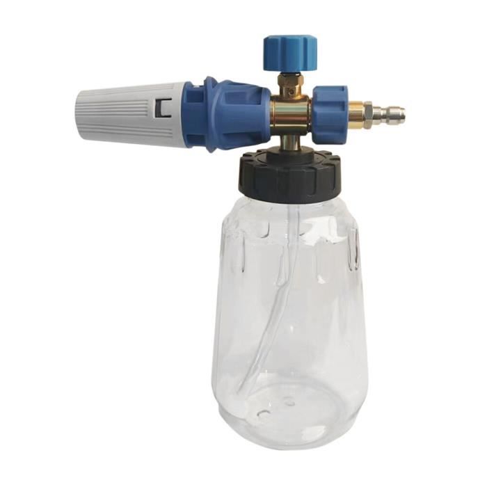 Lance à Mousse Neige Pour Nettoyeur Haute Pression - Bouteille 1L Compatible Karcher K2 à K7