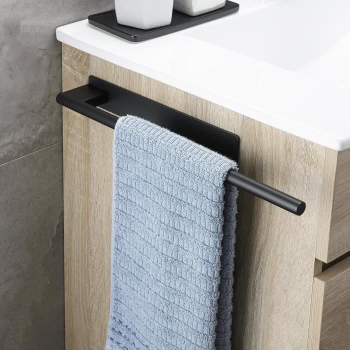 Porte-serviettes IDesign Forma - Sans Perçage - Acier Inoxydable - Pour Porte De Placard - 22.9x6.4cm