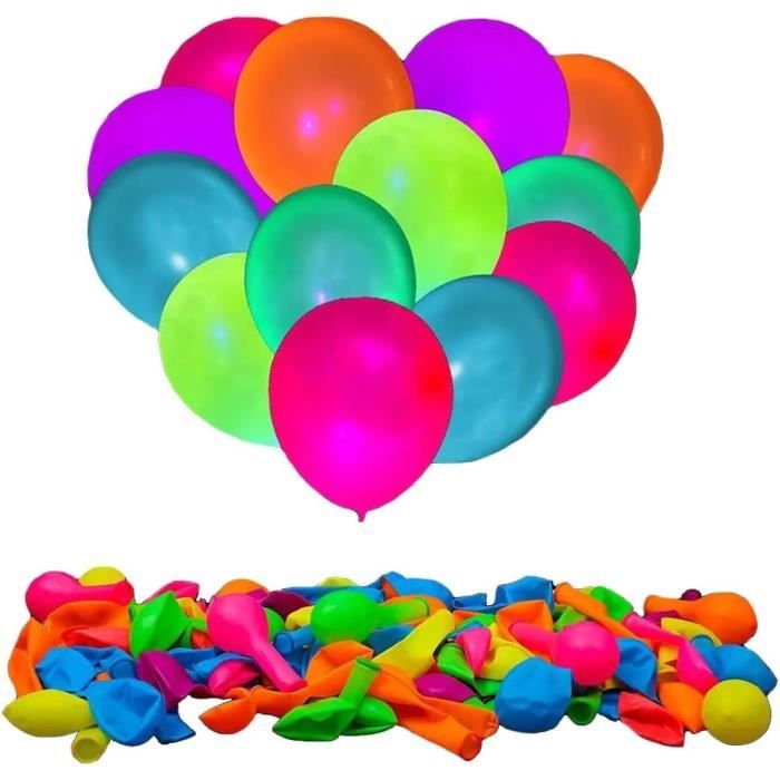 Lot De 100 Ballons Dorés Et Noirs - Fête D'Anniversaire, Mariage