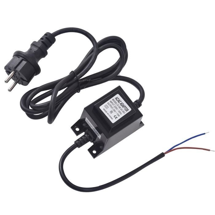 Alimentatore LED Impermeabile IP68 220V A 24V AC/AC 15W - Per Luci Giardino E Pompe Laghetto