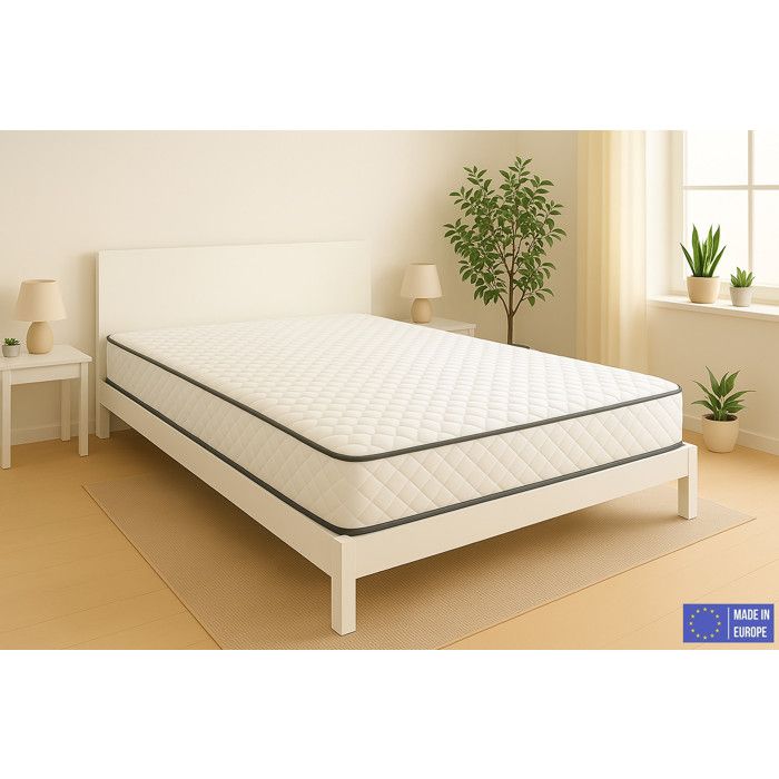 Matelas 160x200 Mousse HR Luxe Confort Extra Ferme Double Face (Été/Hiver) Soutien Équilibré Parfait et Tonique H20cm Matelas 160x200 Mousse HR Luxe Confort Extra Ferme Double Face (Été/Hiver) Soutien Équilibré Parfait et Tonique H20cm