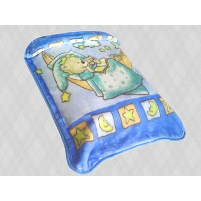 Duffi Baby 0816-11 Uni Kuscheldecke Bedruckt, 100% Polyester, 1 Stück