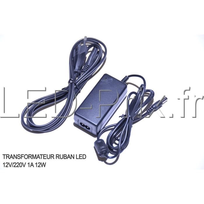 Transformateur ruban LED 12V/220V 1A 12W Cdiscount Maison — free download