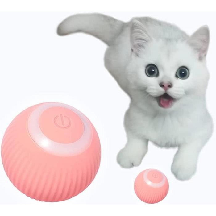Balle Mobile Pour Chat Avec Queue De Plume, Balle Interactive Rechargeable 2025 Pour L'exercice Des