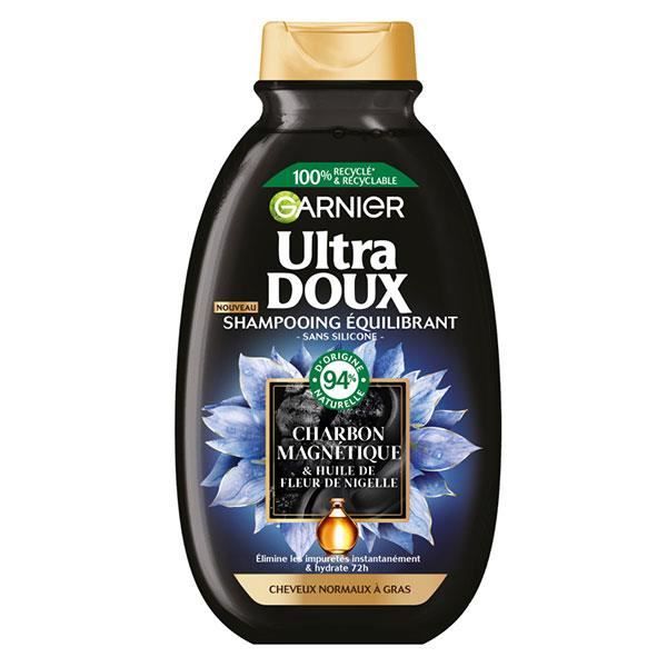 Garnier Ultra Doux Shampooing Equilibrant Charbon Magnétique 250ml