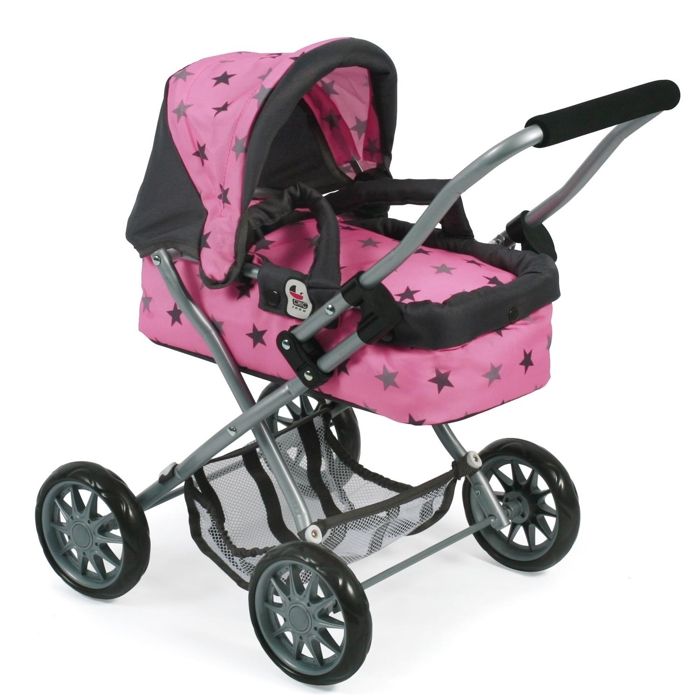 Carrozzina Per Bambole Bayer Chic 2000 Smarty - Piccola, Pieghevole, Con Borsa E Parasole, Per Bambole Fino A 40 Cm