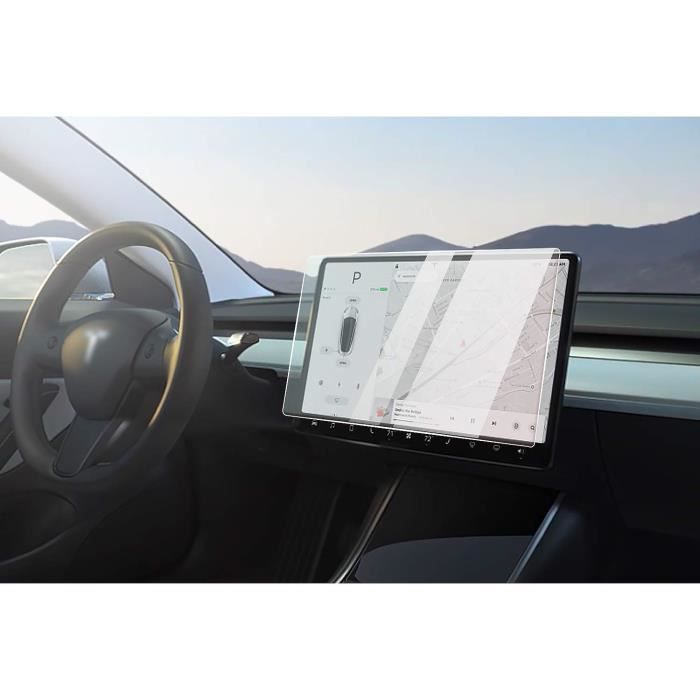 CDEFG pour Tesla Model 3 Navigation Protection d'écran Tactile en Verre  trempé, Anti-Traces de Doigts, 9H Anti-Rayures, HD T 1343 - Cdiscount  Téléphonie
