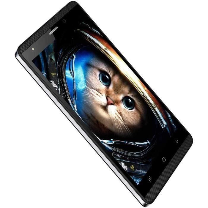 Achat T&eacute;l&eacute;phone portable 4G Smartphone Pas Cher Android 7.0 16Go de ROM Telephone Portable Debloqué 4G Dual SIM Dual Caméras Téléphone Portable Pas Cher sans pas cher