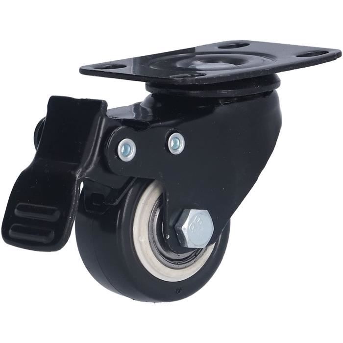 Lot De 2 Roulettes De Valise Universelles Fockety - Roues Silencieuses 360°, En Caoutchouc ABS, Remplacement Facile Pour Bagages